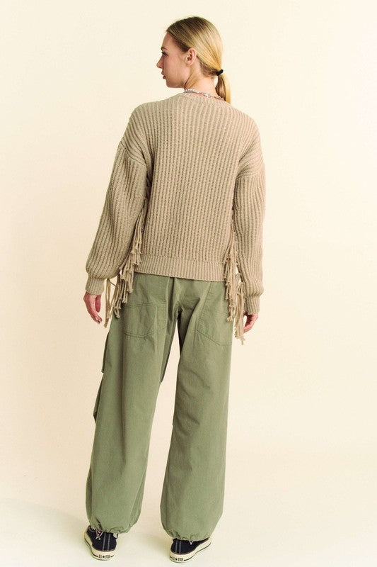 Davi & Dani Drawstring Baggy Pants with Pockets - Classique Collection