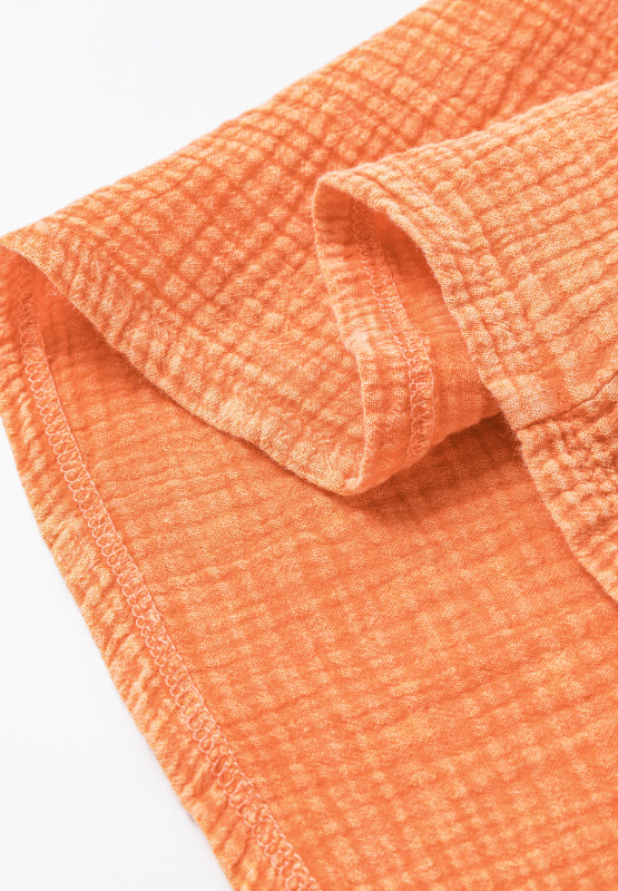 Pocketed Button Up Long Sleeve Shirt Dress - Classique Collection