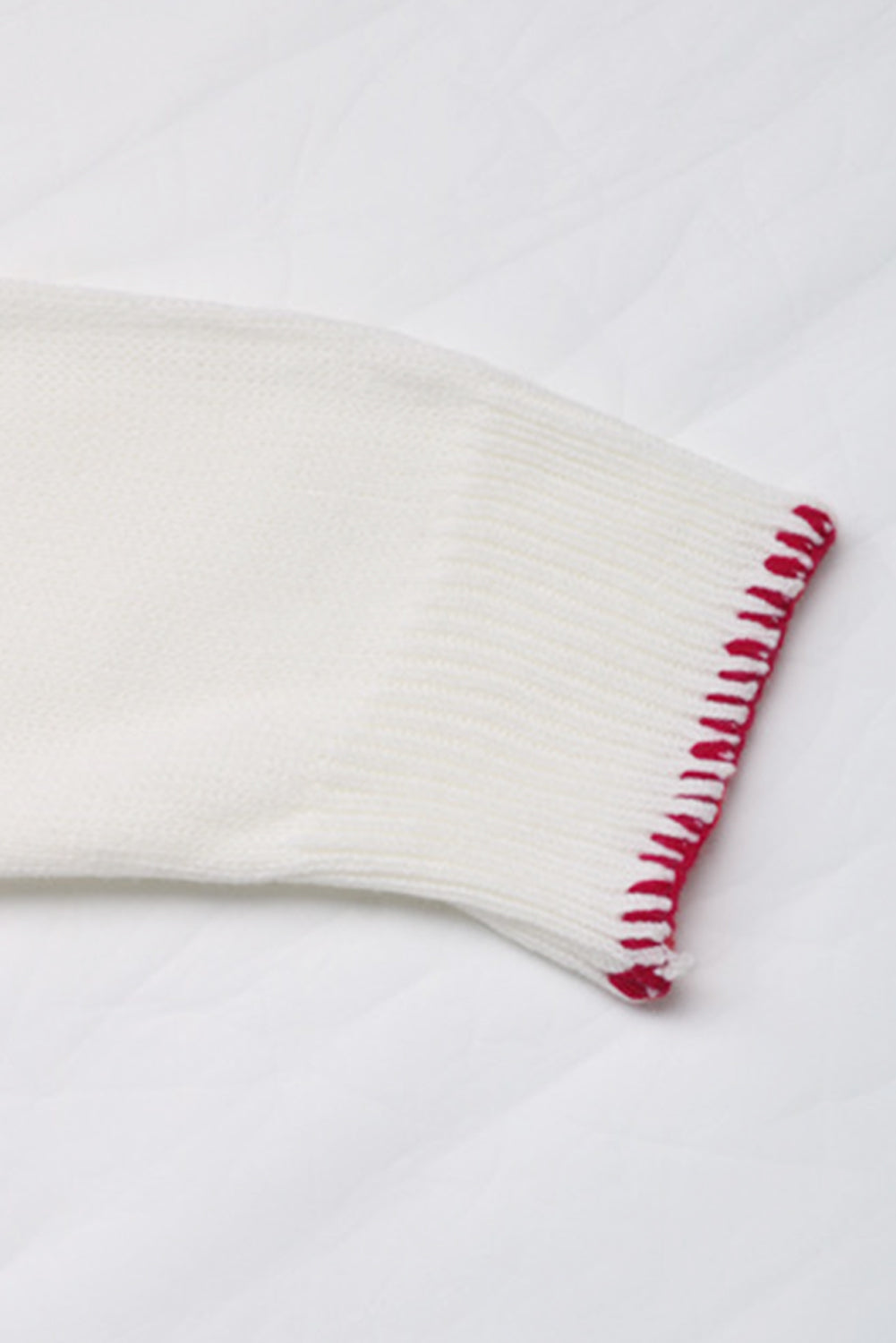 Bow Round Neck Drop Shoulder Sweater - Classique Collection