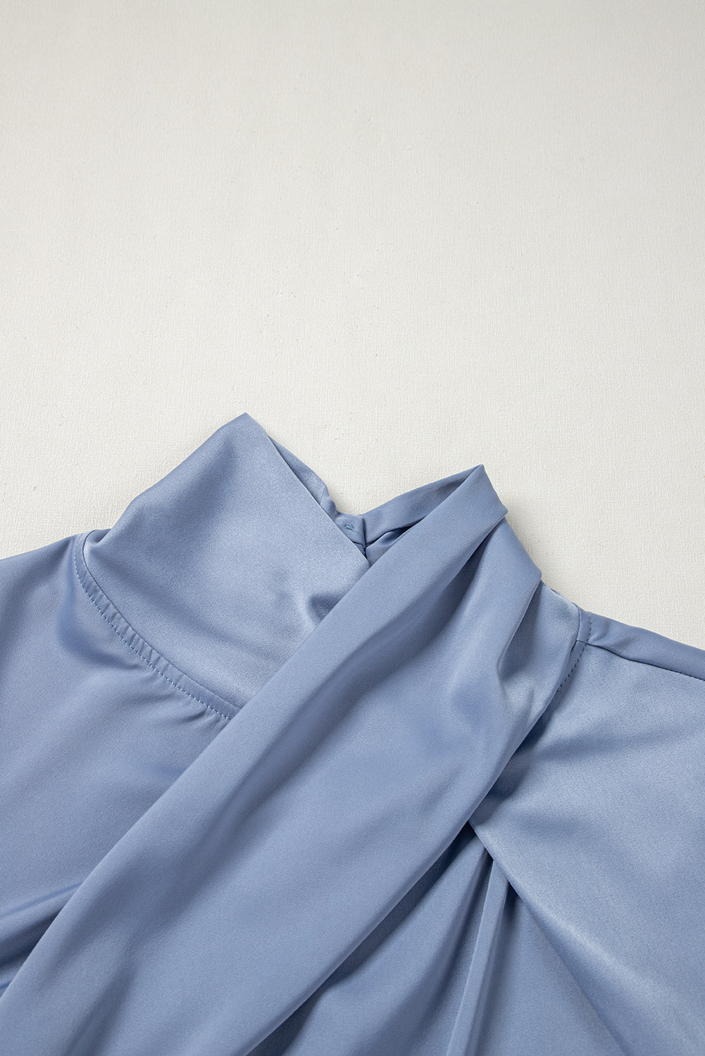 Cutout Turtleneck Long Sleeve Blouse - Classique Collection