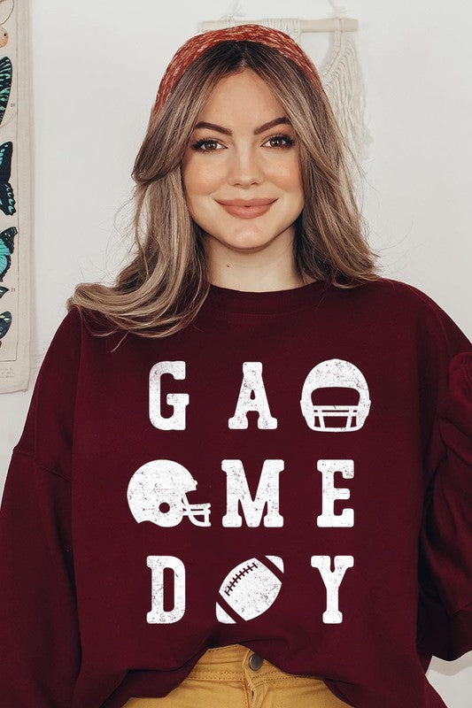 Gameday Football Graphic Fleece Sweatshirts - Classique Collection