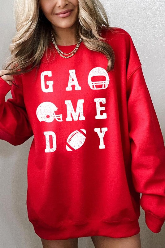 Gameday Football Graphic Fleece Sweatshirts - Classique Collection