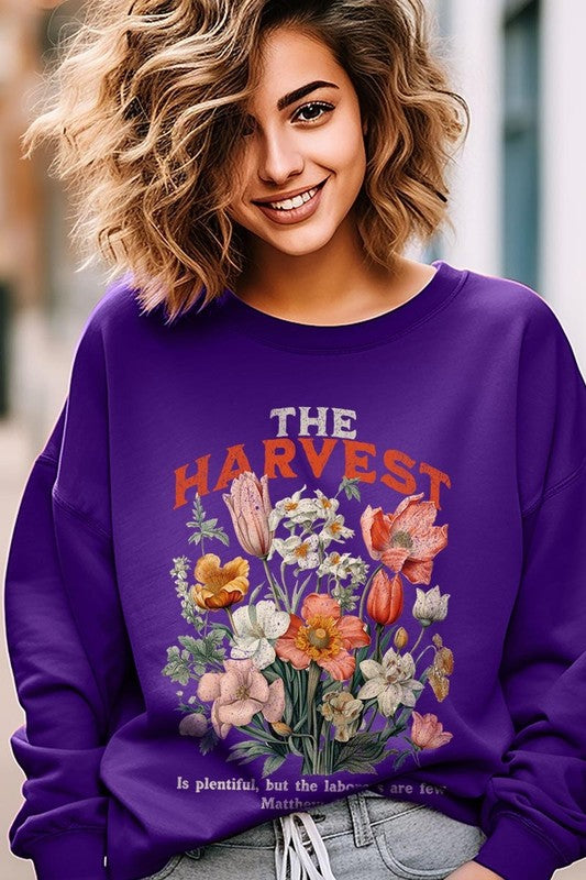 The Harvest Christian Graphic Fleece Sweatshirts - ClassiQ