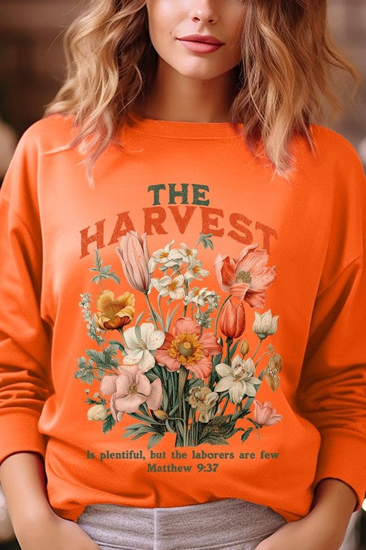 The Harvest Christian Graphic Fleece Sweatshirts - ClassiQ