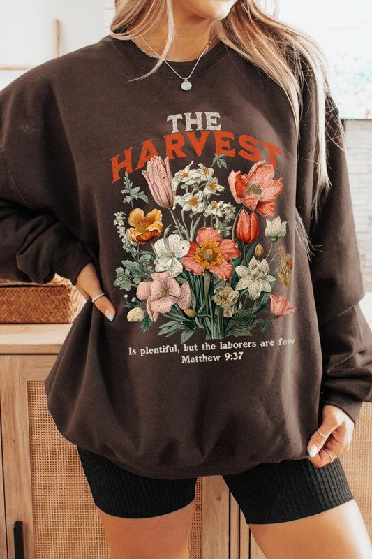 The Harvest Christian Graphic Fleece Sweatshirts - ClassiQ