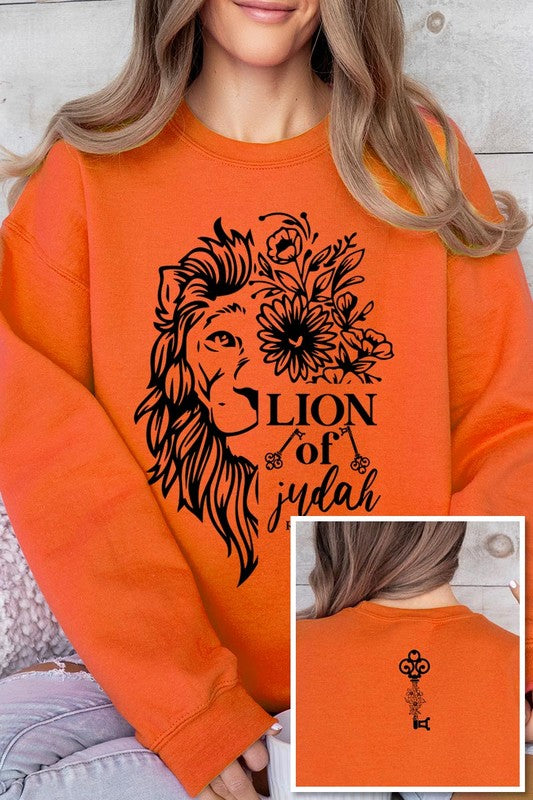 Bible Verse Front Back Graphic Fleece Sweatshirts - Classique Collection