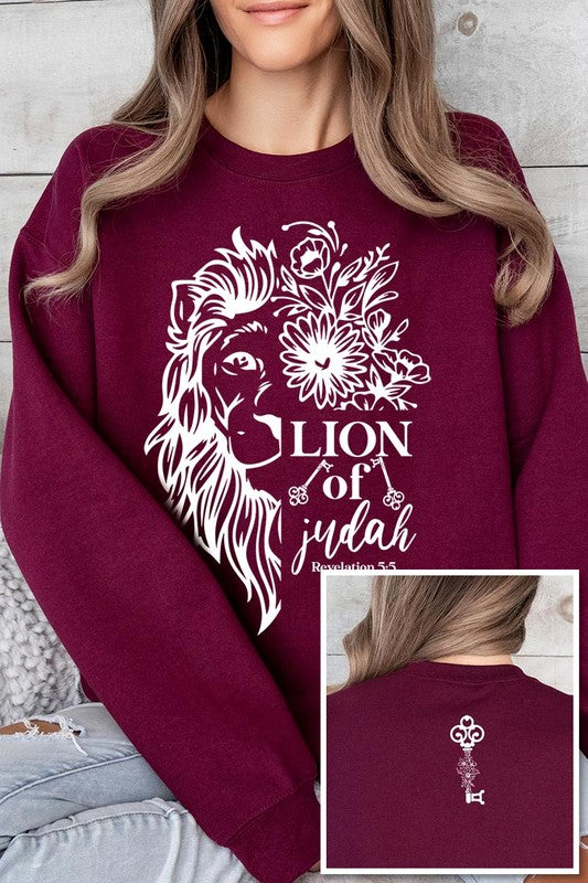 Bible Verse Front Back Graphic Fleece Sweatshirts - Classique Collection