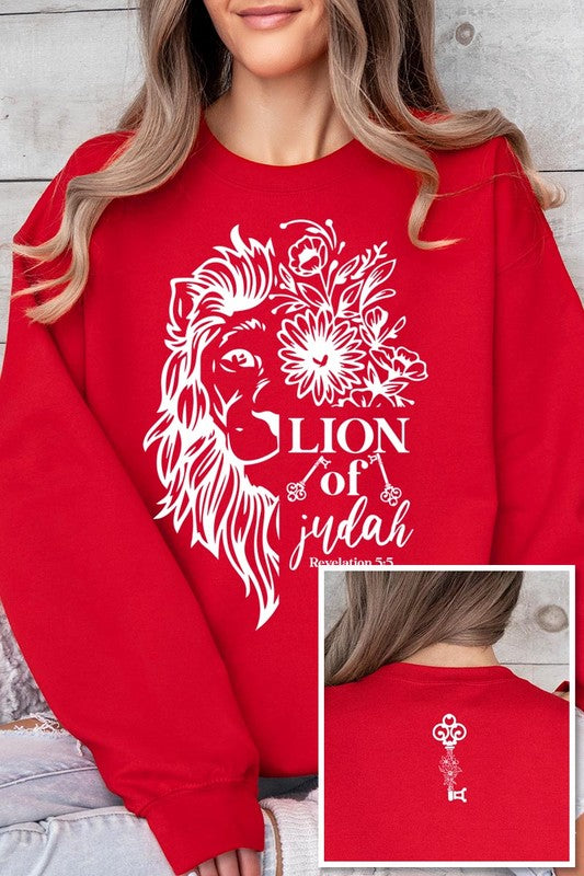 Bible Verse Front Back Graphic Fleece Sweatshirts - Classique Collection