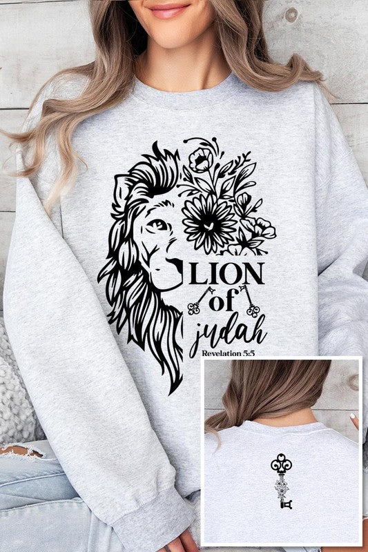 Bible Verse Front Back Graphic Fleece Sweatshirts - Classique Collection