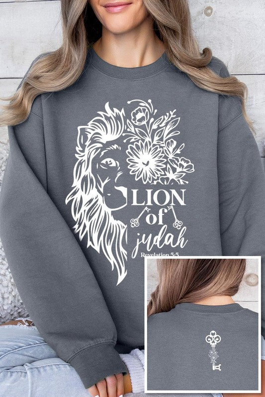 Bible Verse Front Back Graphic Fleece Sweatshirts - Classique Collection