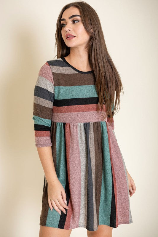 Multi Color Mini Dress - Classique Collection