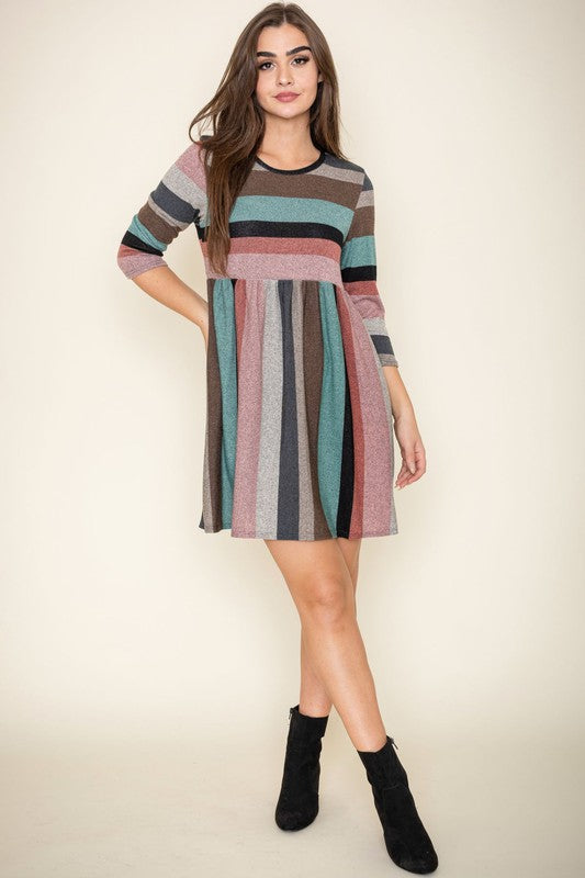Multi Color Mini Dress - Classique Collection