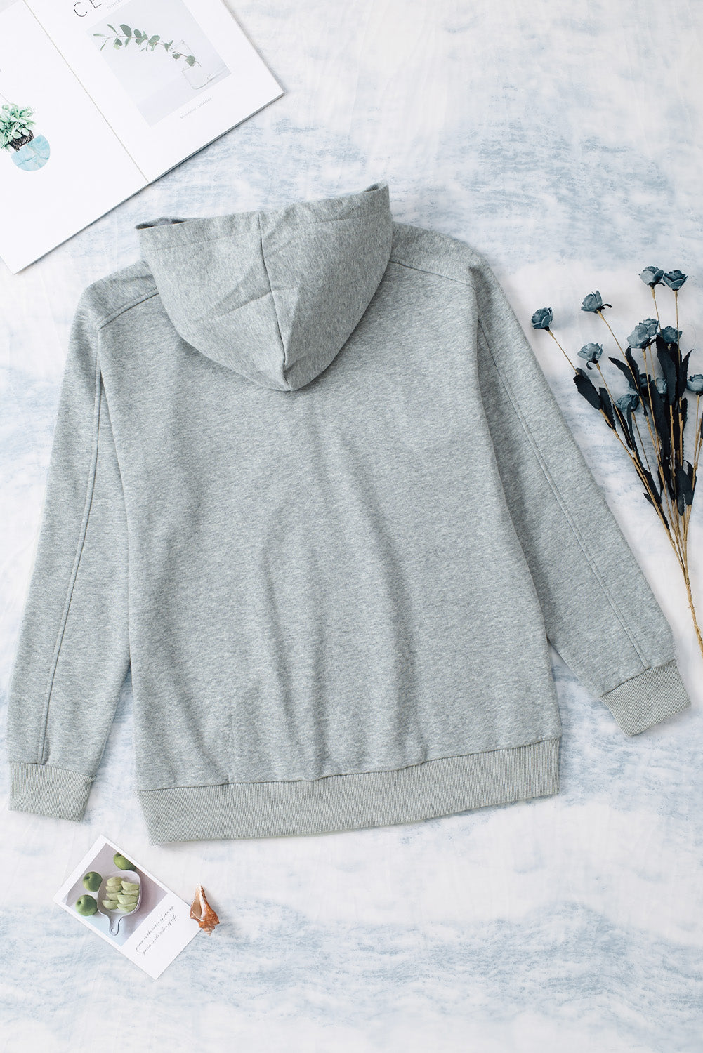 Lace Up Long Sleeve Hoodie - Classique Collection