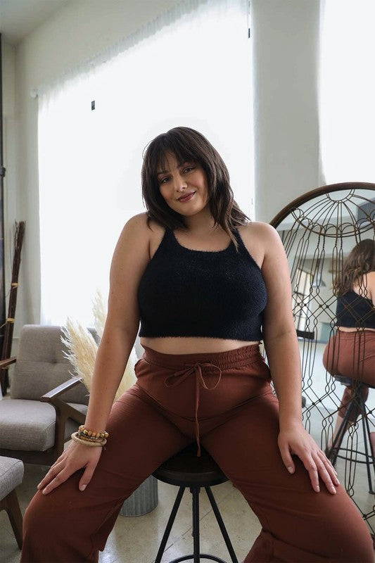 Plus Size Racerback Cozy Lounge Brami - Classique Collection