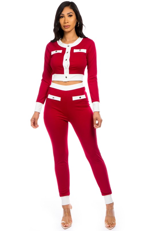 TWO PIECE PANT SET OUTIFITS - Classique Collection