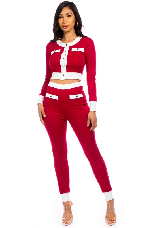 TWO PIECE PANT SET OUTIFITS - Classique Collection