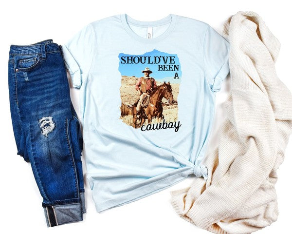 Should Have Been A Cowboy Softstyle Tee - Classique Collection