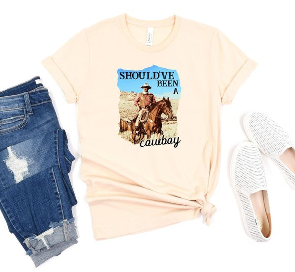 Should Have Been A Cowboy Softstyle Tee - Classique Collection