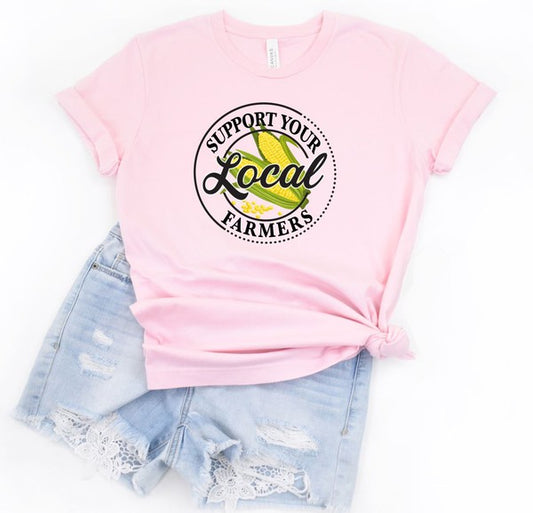 Corn - Support Local Famers Graphic Tee - Classique Collection