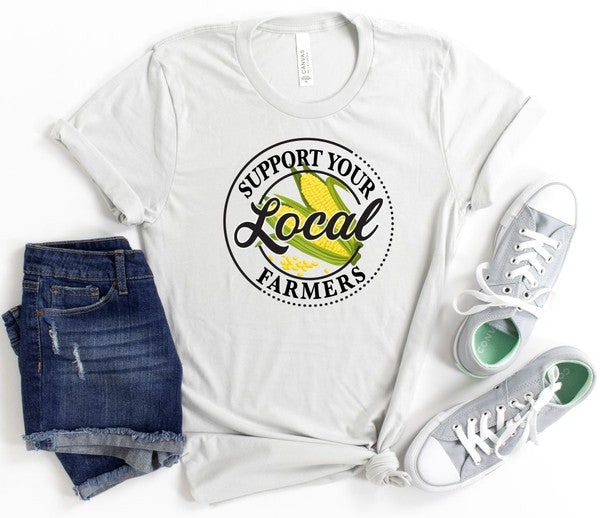 Corn - Support Local Famers Graphic Tee - Classique Collection
