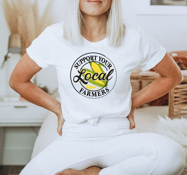 Corn - Support Local Famers Graphic Tee - Classique Collection
