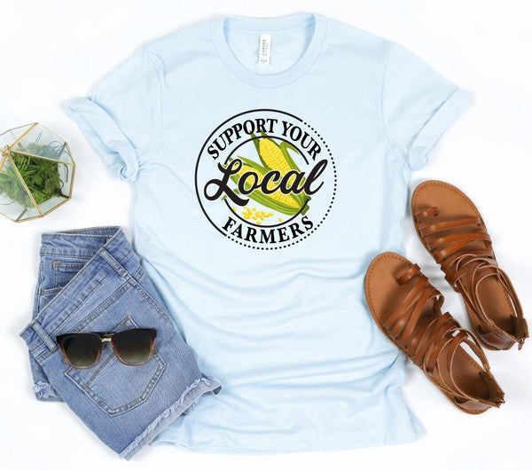 Corn - Support Local Famers Graphic Tee - Classique Collection