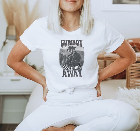 Cowboy Take Me Away Rip Wheeler Tee - Classique Collection