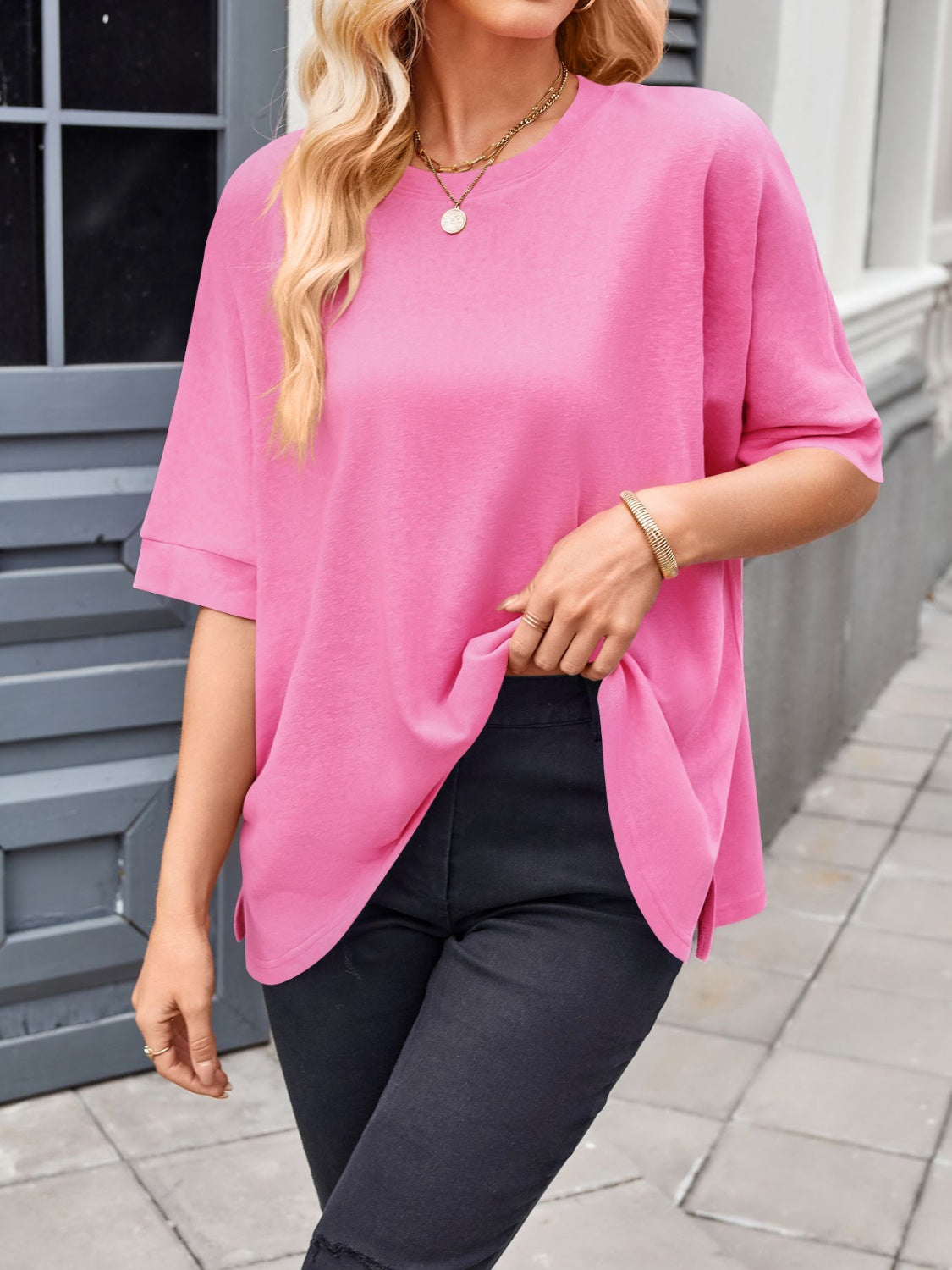 Lovelet Round Neck Half Sleeve T-Shirt - Classique Collection