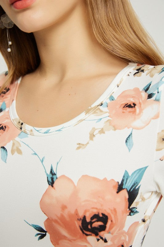 Womens Summer Casual Floral Maxi Dress With Pocket - Classique Collection