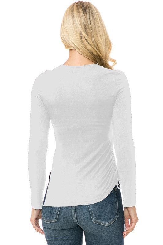 Womens Knit Long Sleeve TOP - Classique Collection