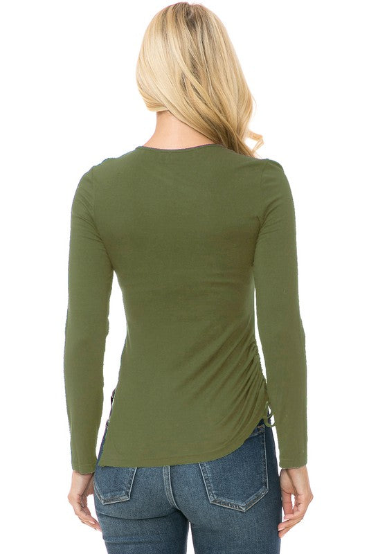Womens Knit Long Sleeve TOP - Classique Collection