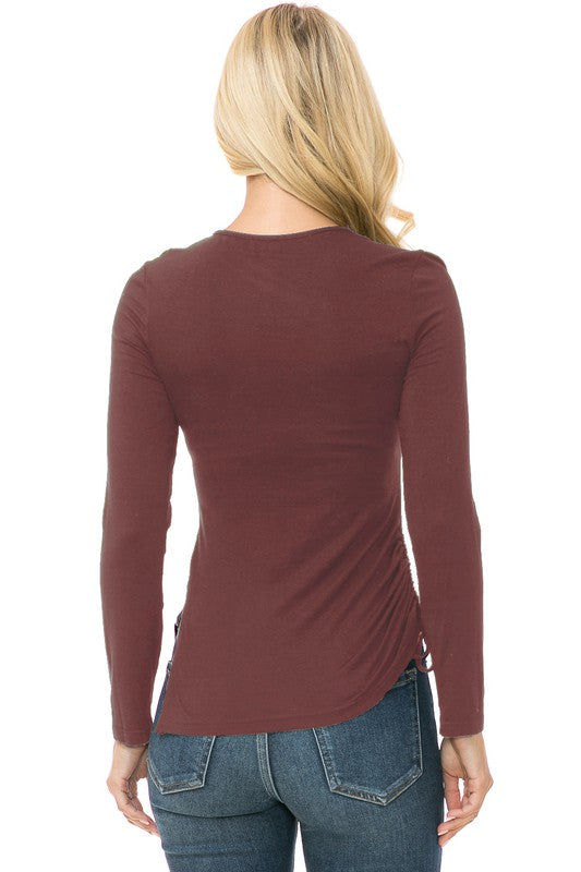 Womens Knit Long Sleeve TOP - Classique Collection