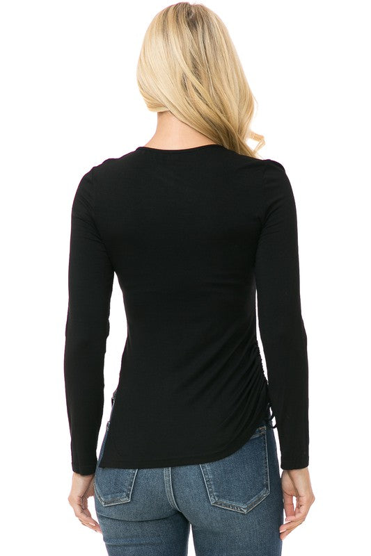 Womens Knit Long Sleeve TOP - Classique Collection