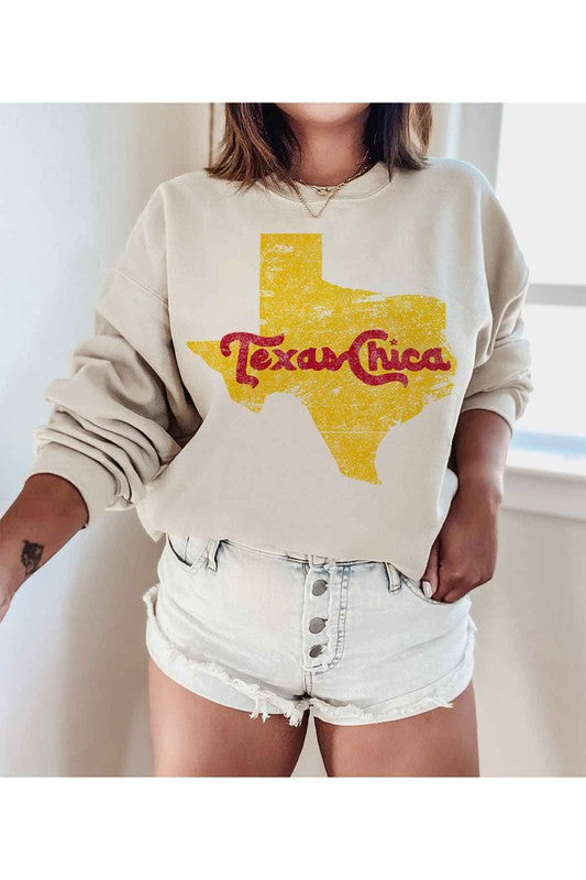 TEXAS CHICA GRAPHIC SWEATSHIRT - Classique Collection