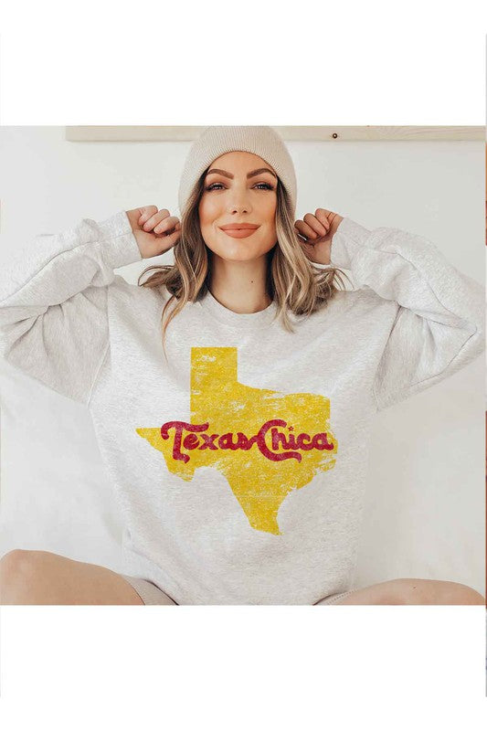 TEXAS CHICA GRAPHIC SWEATSHIRT - Classique Collection