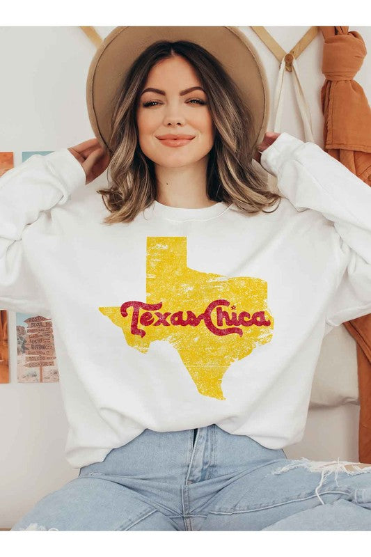 TEXAS CHICA GRAPHIC SWEATSHIRT - Classique Collection