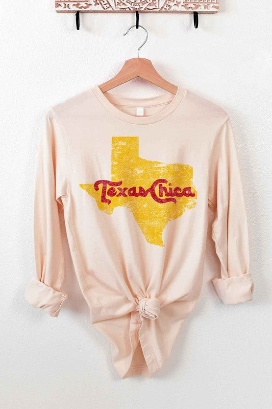 TEXAS CHICA LONG SLEEVE TEE - Classique Collection