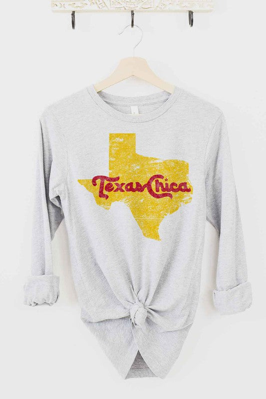 TEXAS CHICA LONG SLEEVE TEE - Classique Collection
