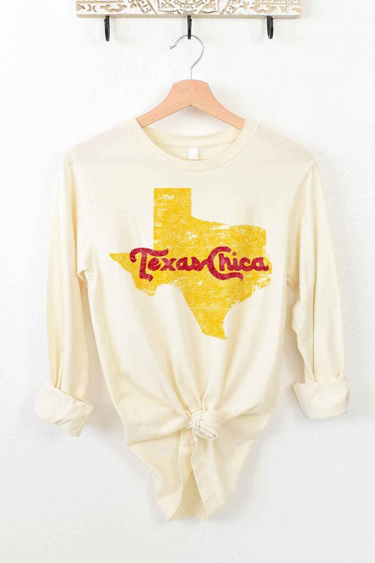 TEXAS CHICA LONG SLEEVE TEE - Classique Collection
