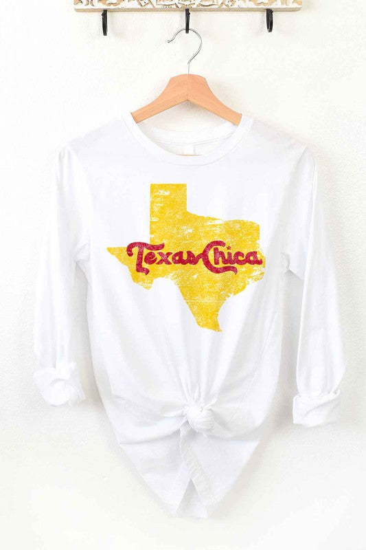 TEXAS CHICA LONG SLEEVE TEE - Classique Collection
