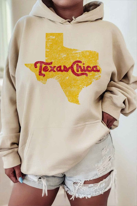 TEXAS CHICA HOODIE PLUS SIZE - Classique Collection