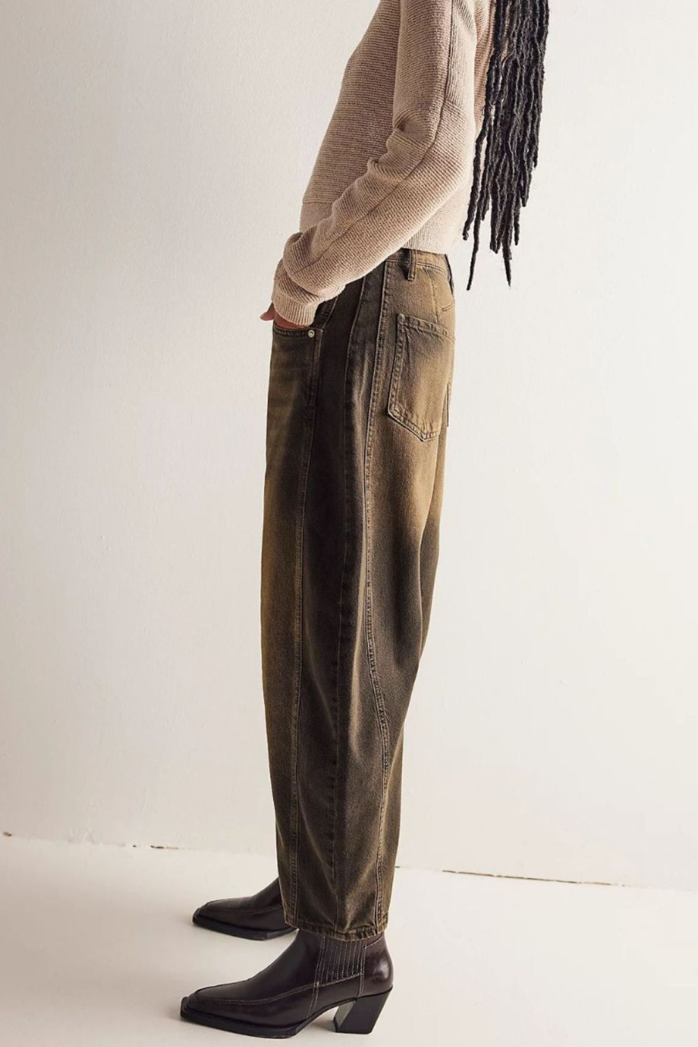 Wide Leg Jeans with Pockets - Classique Collection