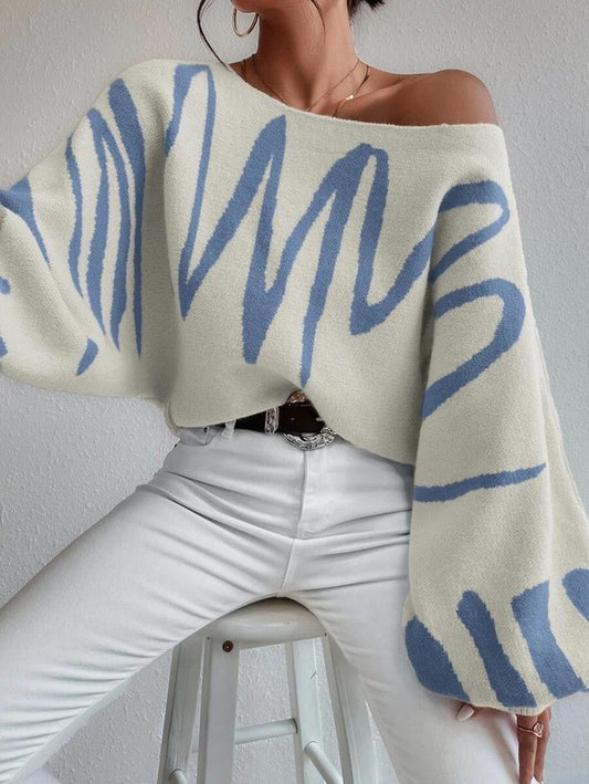 Oversized balloon sleeve sweater - Classique Collection
