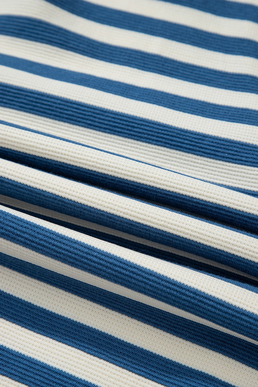 Stripe Chest Pocket Notched Top - Classique Collection