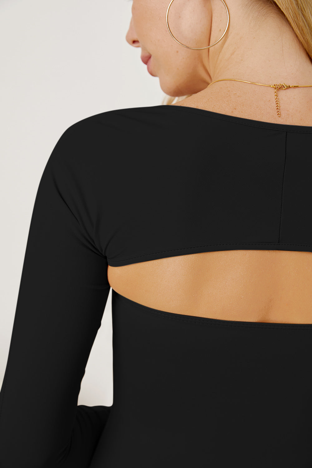 Cutout Raglan Sleeve Bolero and Tube Top - Classique Collection