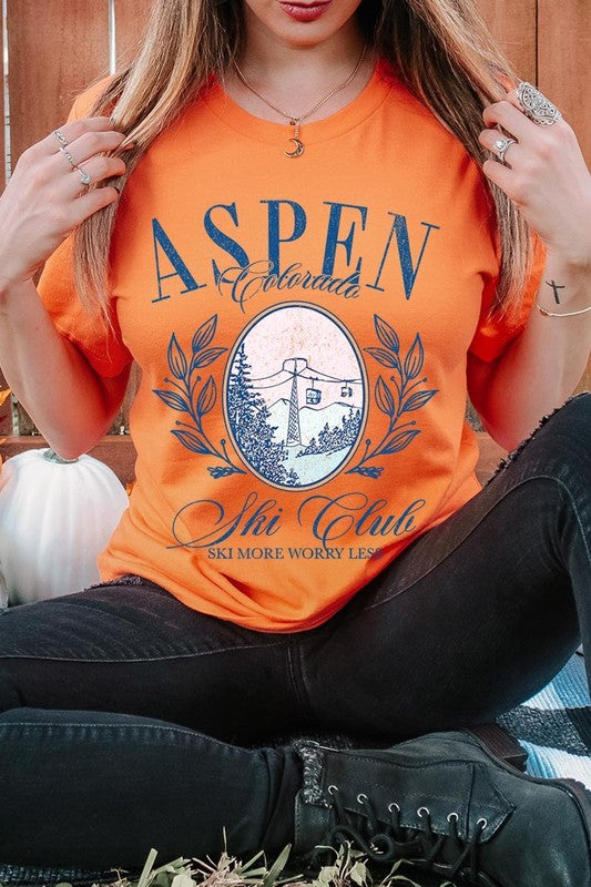 Aspen Ski Club Graphic Plus Tee - ClassiQ