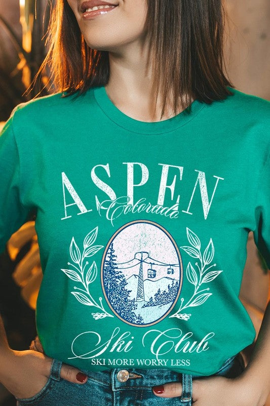 Aspen Ski Club Graphic Plus Tee - ClassiQ