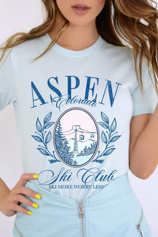 Aspen Ski Club Graphic Plus Tee - ClassiQ