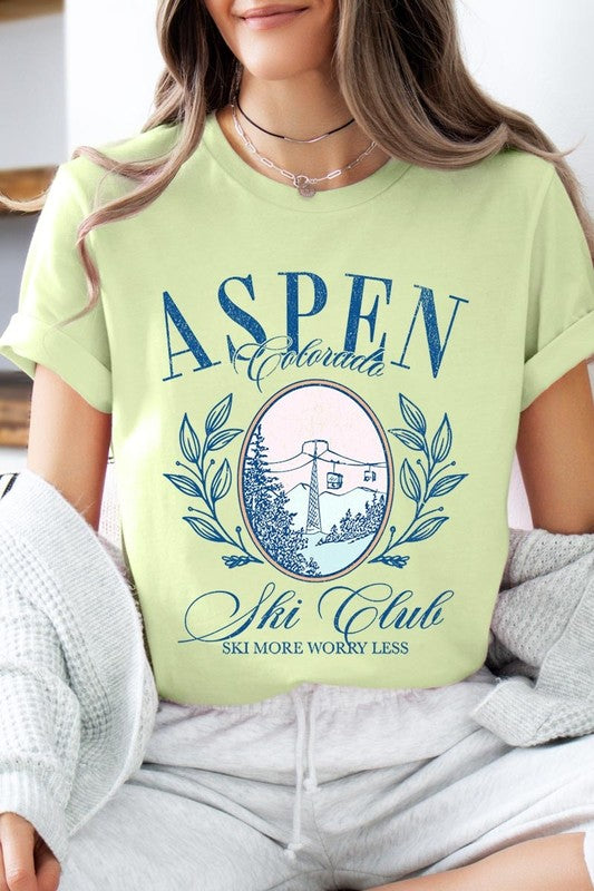 Aspen Ski Club Graphic Plus Tee - ClassiQ