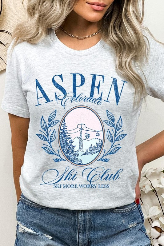 Aspen Ski Club Graphic Plus Tee - ClassiQ